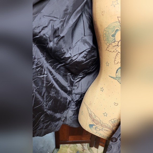 Woman's Vintage Double Horse Black Silk Button-Up Jacket Size M - Picture 10 of 10